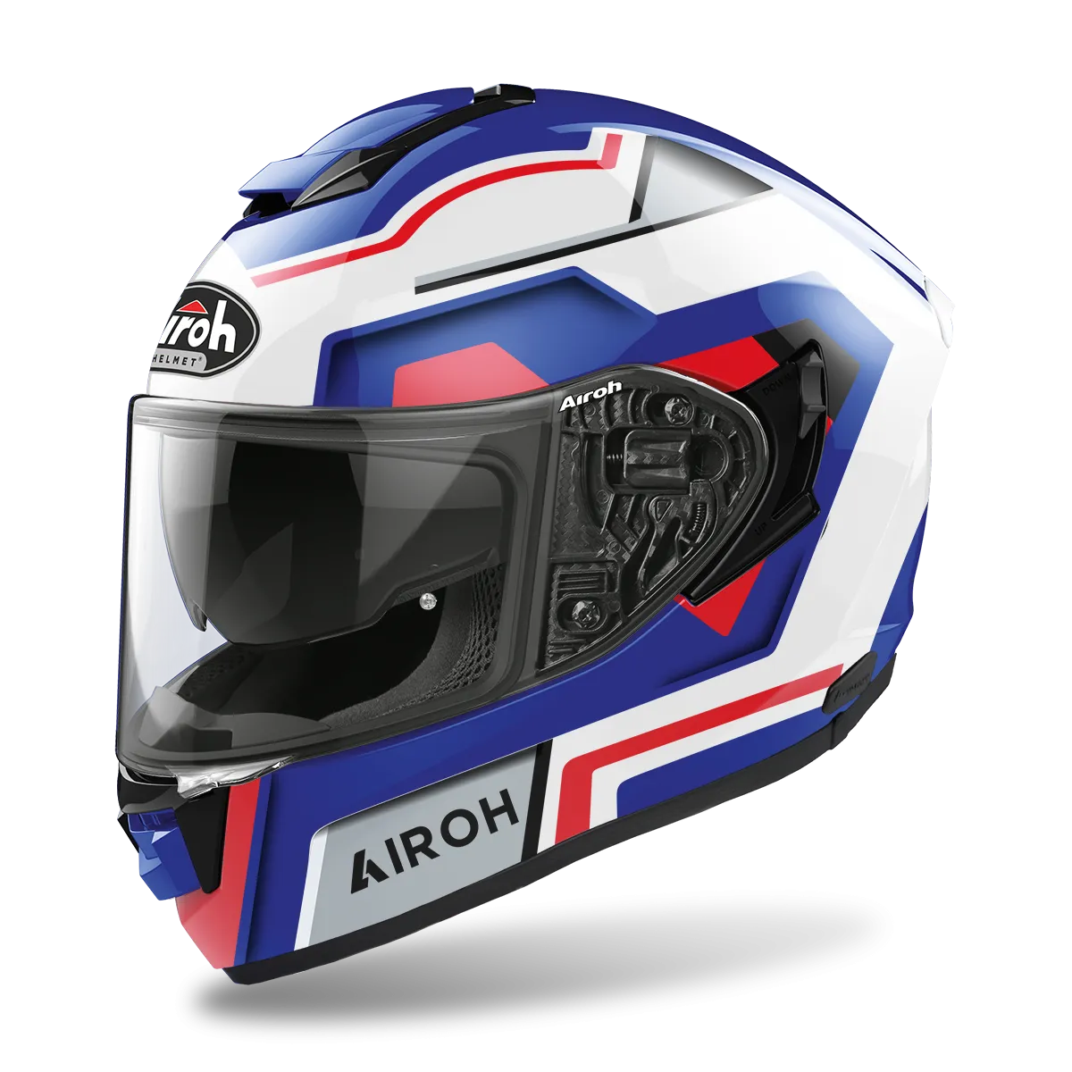 Helmet St.501 Square Blue/Red Gloss