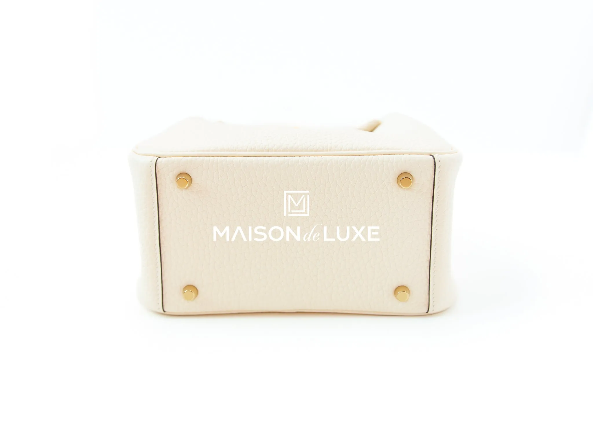 Hermes Mini Lindy 20 Nata Clemence Gold Hardware