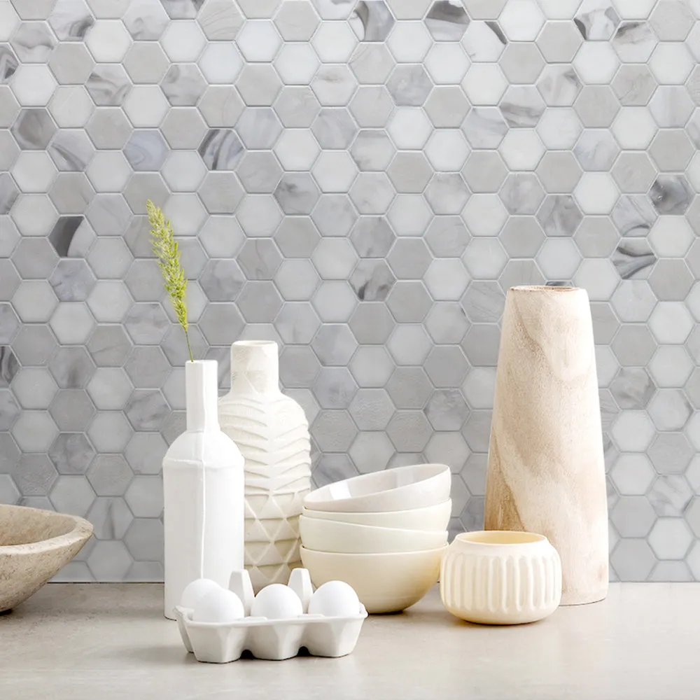 Hexagon in Glacier Blend