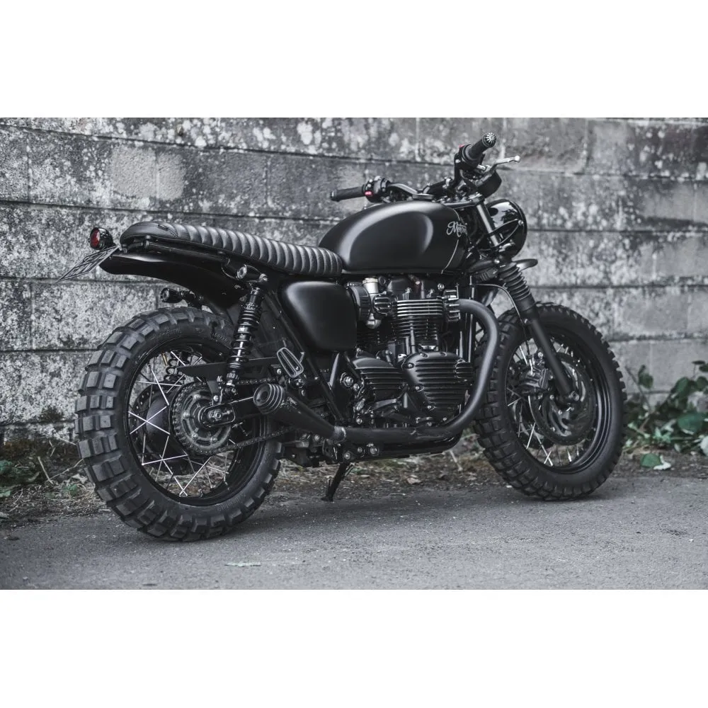 High Tail Customs Mudguard - Predrilled - Black Anodised