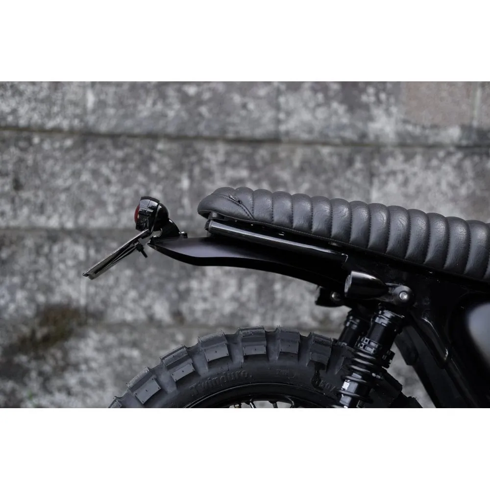 High Tail Customs Mudguard - Predrilled - Black Anodised