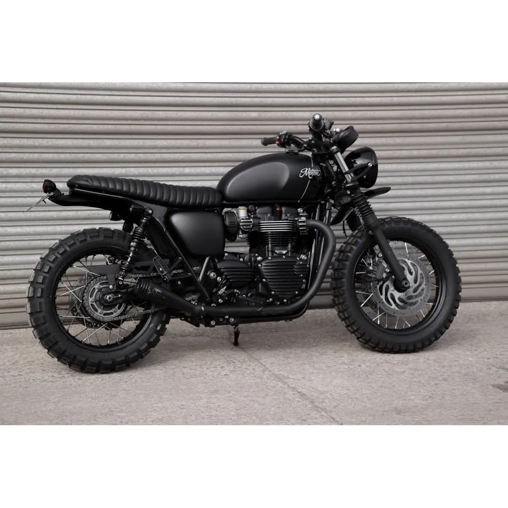 High Tail Customs Mudguard - Predrilled - Black Anodised