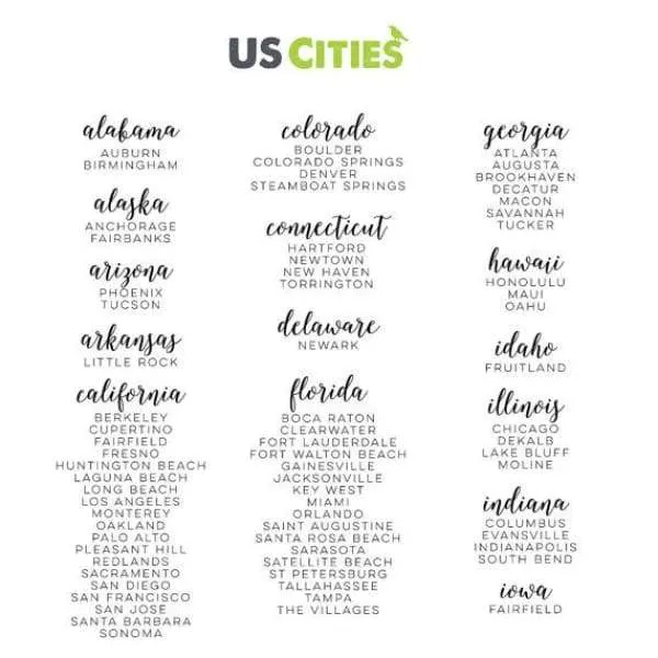 His and Hers Custom Map Pillow Set