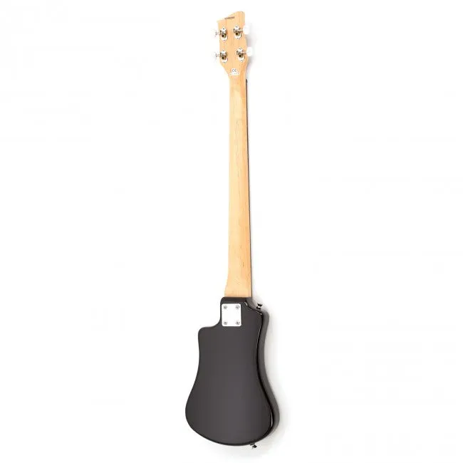 Hofner HOF-HCT-SHB- BK-O Shorty Electric Travel Bass Guitar - Black - with Gig Bag