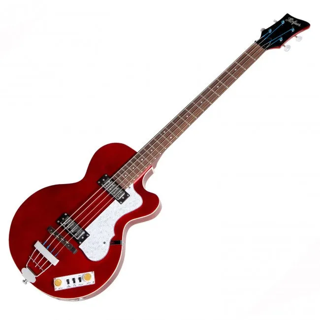 Hofner HOF-HI-CB-PE-RD Club Bass - Ignition Metallic Red - PRO