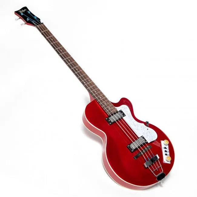 Hofner HOF-HI-CB-PE-RD Club Bass - Ignition Metallic Red - PRO