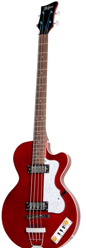 Hofner HOF-HI-CB-PE-RD Club Bass - Ignition Metallic Red - PRO