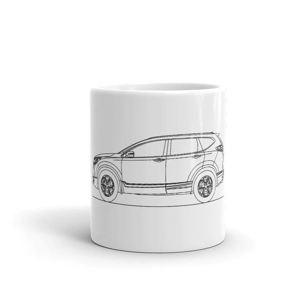 Honda CR-V Touring 5th Gen silhouette Mug