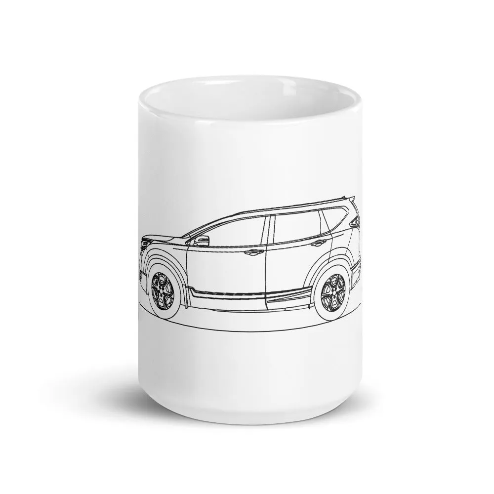 Honda CR-V Touring 5th Gen silhouette Mug