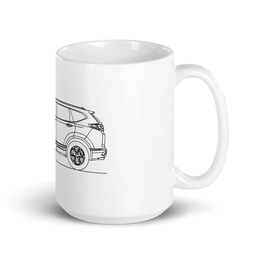 Honda CR-V Touring 5th Gen silhouette Mug
