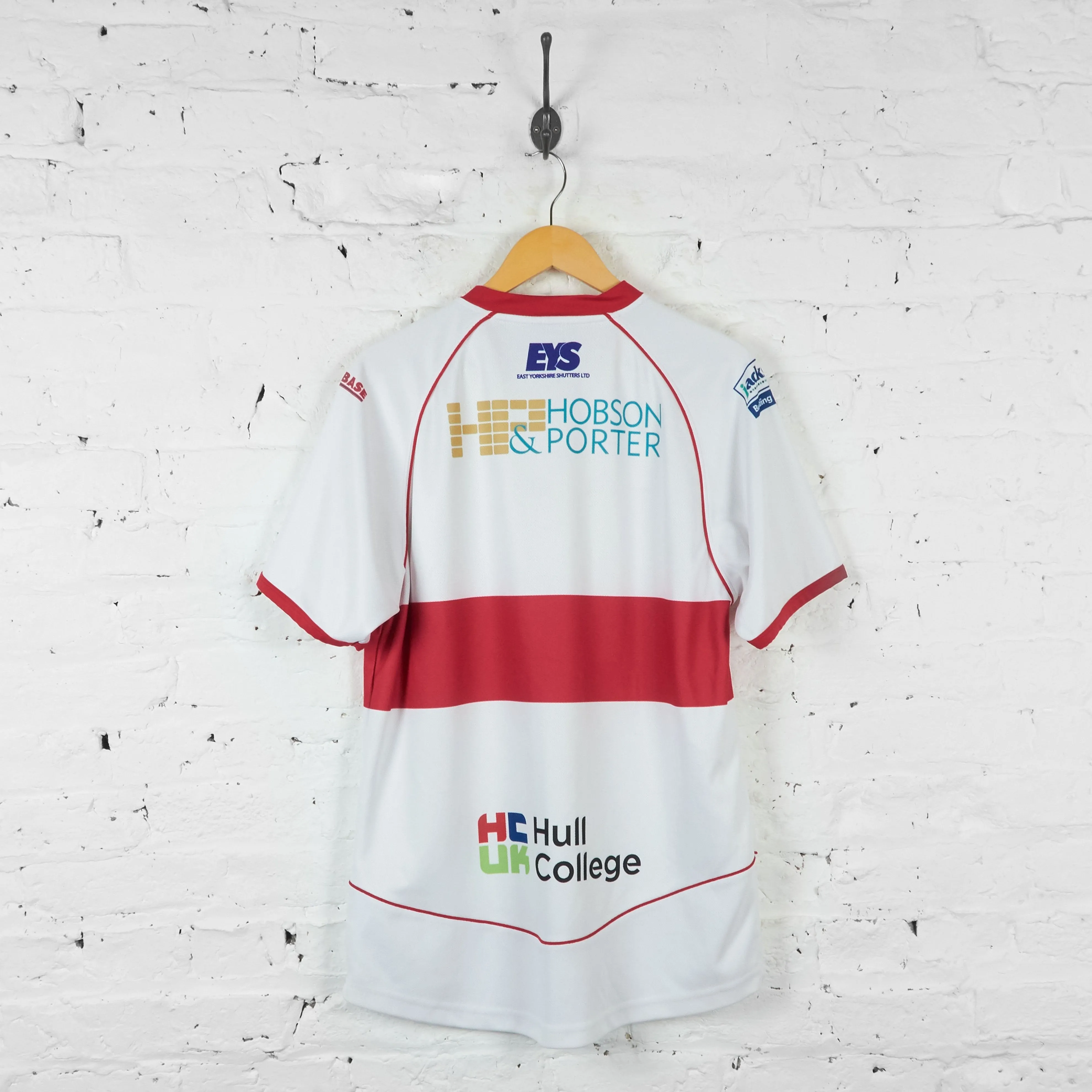 Hull KR Kingston Rovers Burrda Sport Rugby League Shirt - White - L