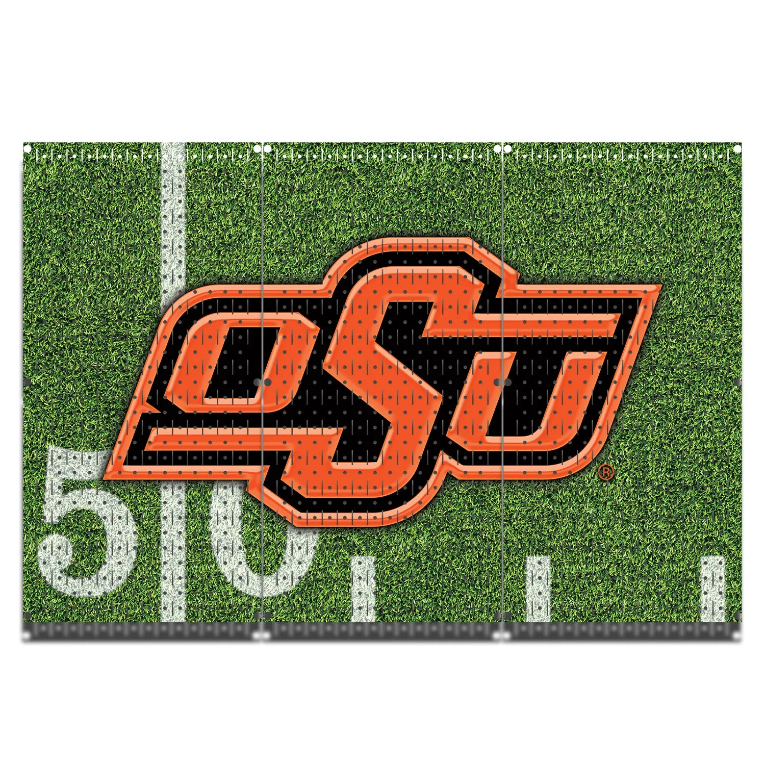 HWC13066 Oklahoma State Uni. | Cowboys | (3 Panels) | 48" x 32" (tall) | Printed Pegboards | Collegiate