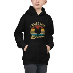 I Raise Tiny Dinosaurs Kids Hoodie