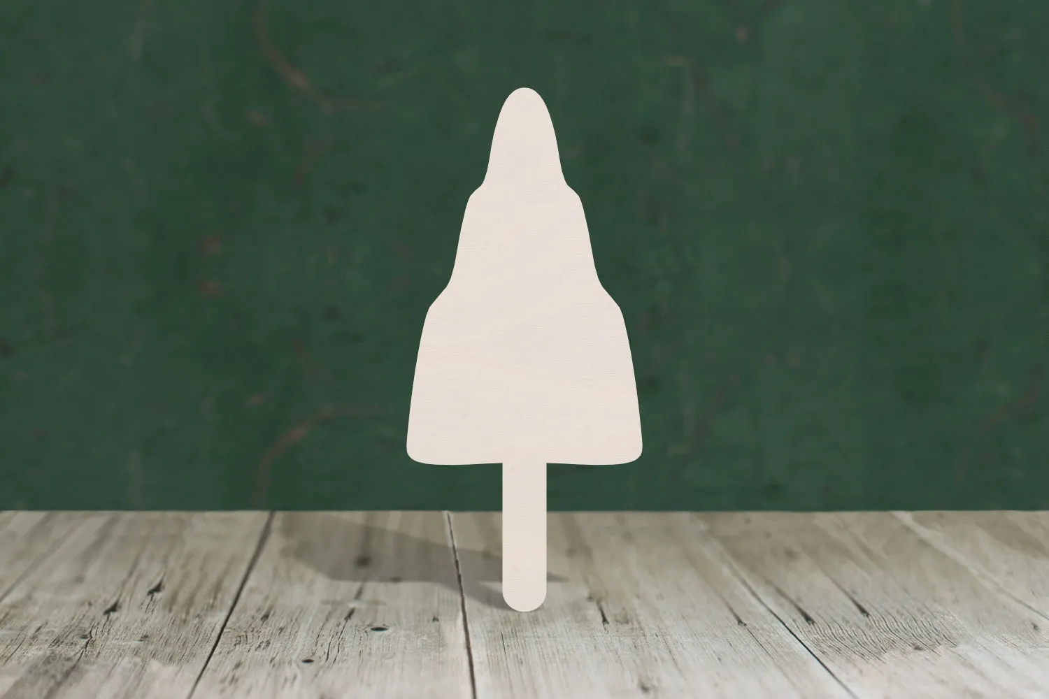 Ice Lolly 2 rocket wooden craft blank - plywood