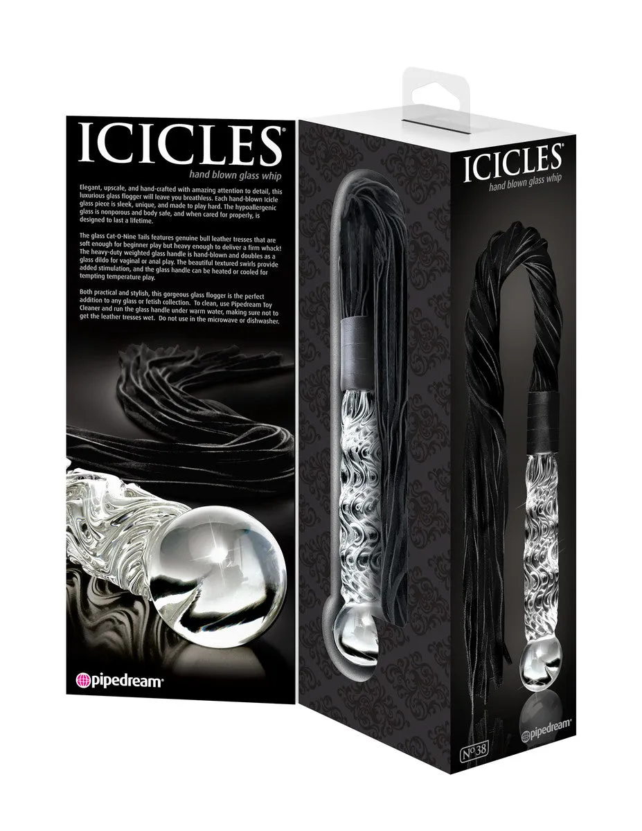 Icicles No. 38  GLASS DILDO & FLOGGER