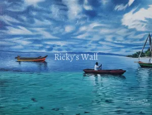Ile A Vache, Haiti - PREMIUM - 16 x 12 in. by Genenrich Pierre