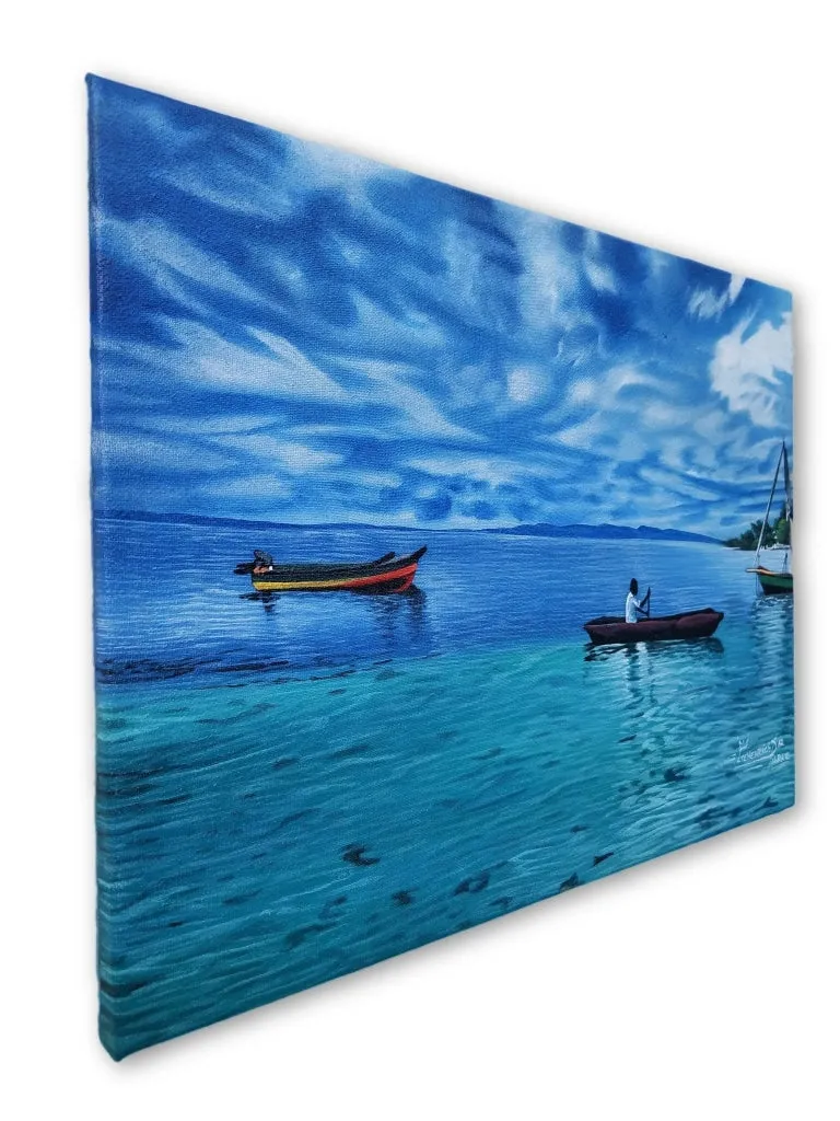 Ile A Vache, Haiti - PREMIUM - 16 x 12 in. by Genenrich Pierre