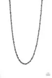 Instant Replay Black Urban Necklace