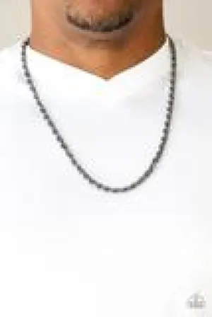 Instant Replay Black Urban Necklace
