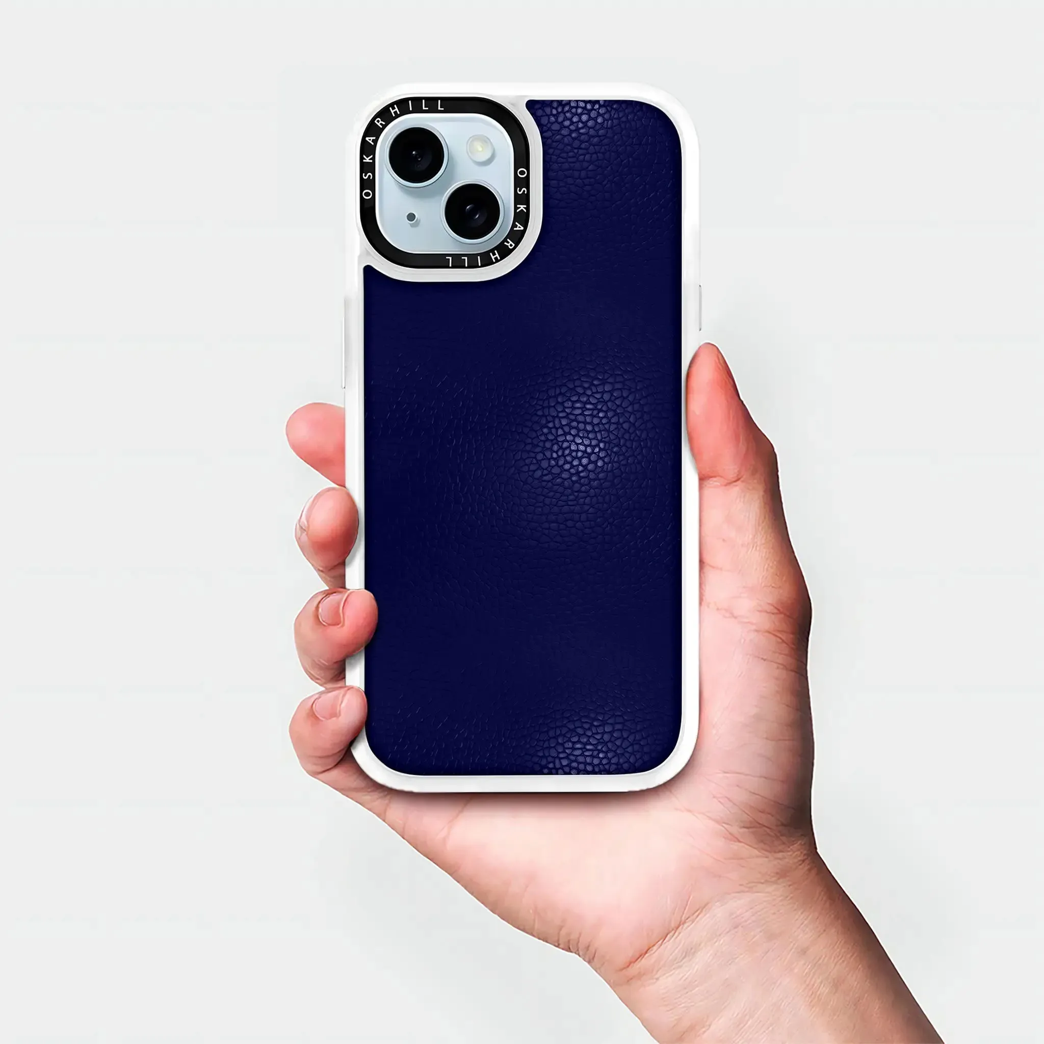 iPhone 13 Mini Case Classic Leather — Night Blue