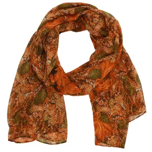 Janet Reptile Print Scarf