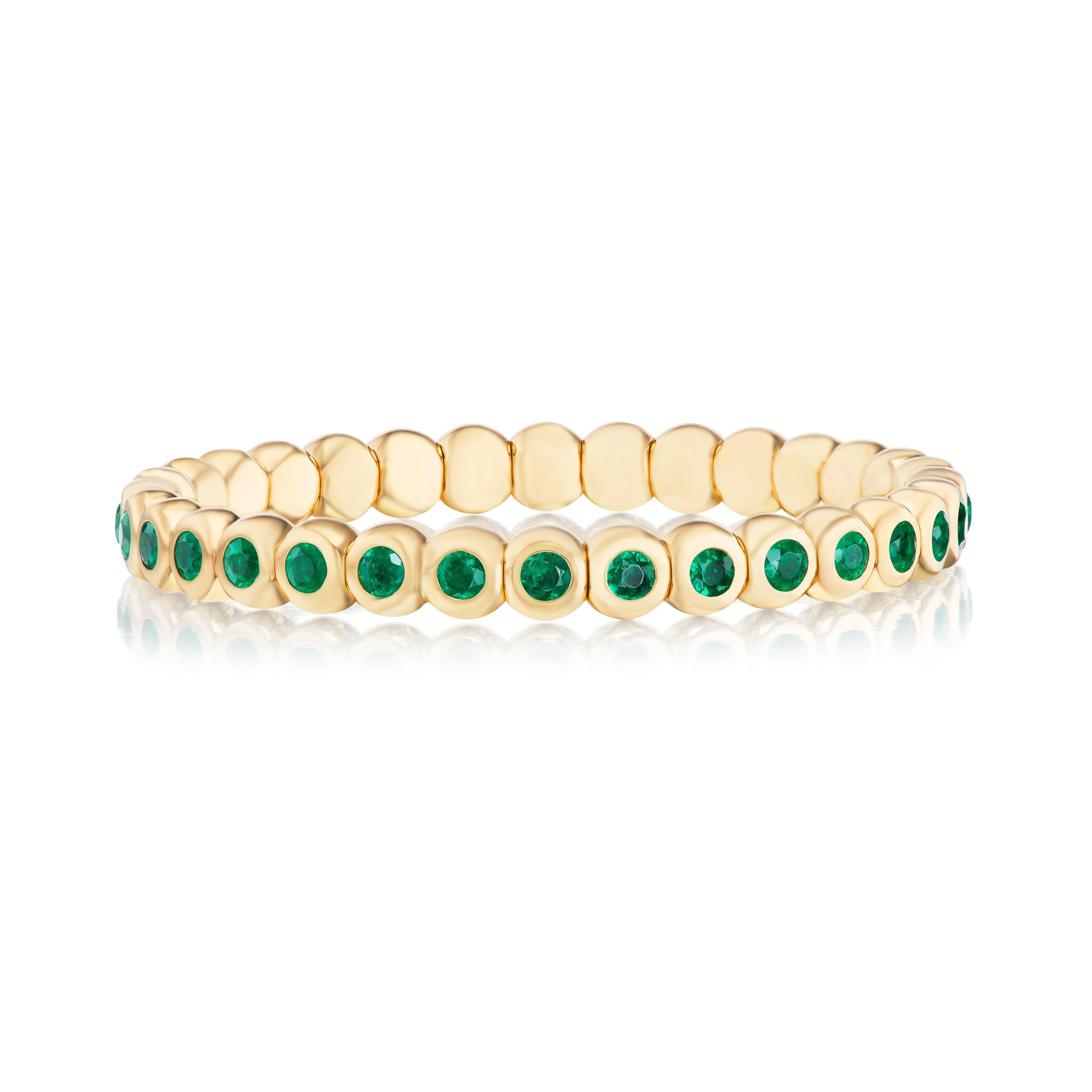 Jardin Emerald Stretch Bezel Bracelet