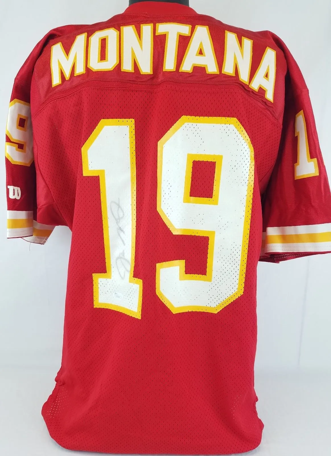 Joe Montana Signed Autographed Kansas City Chiefs Football Jersey (JSA COA)