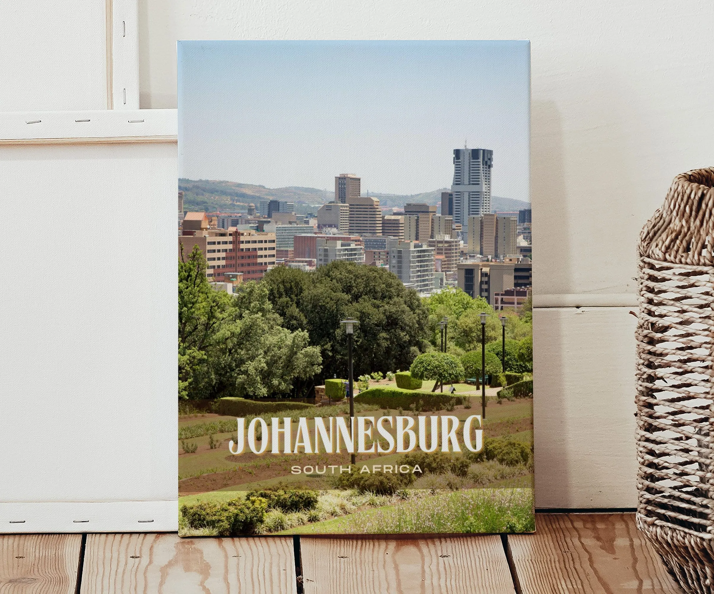 Johannesburg Retro Wall Art, South Africa