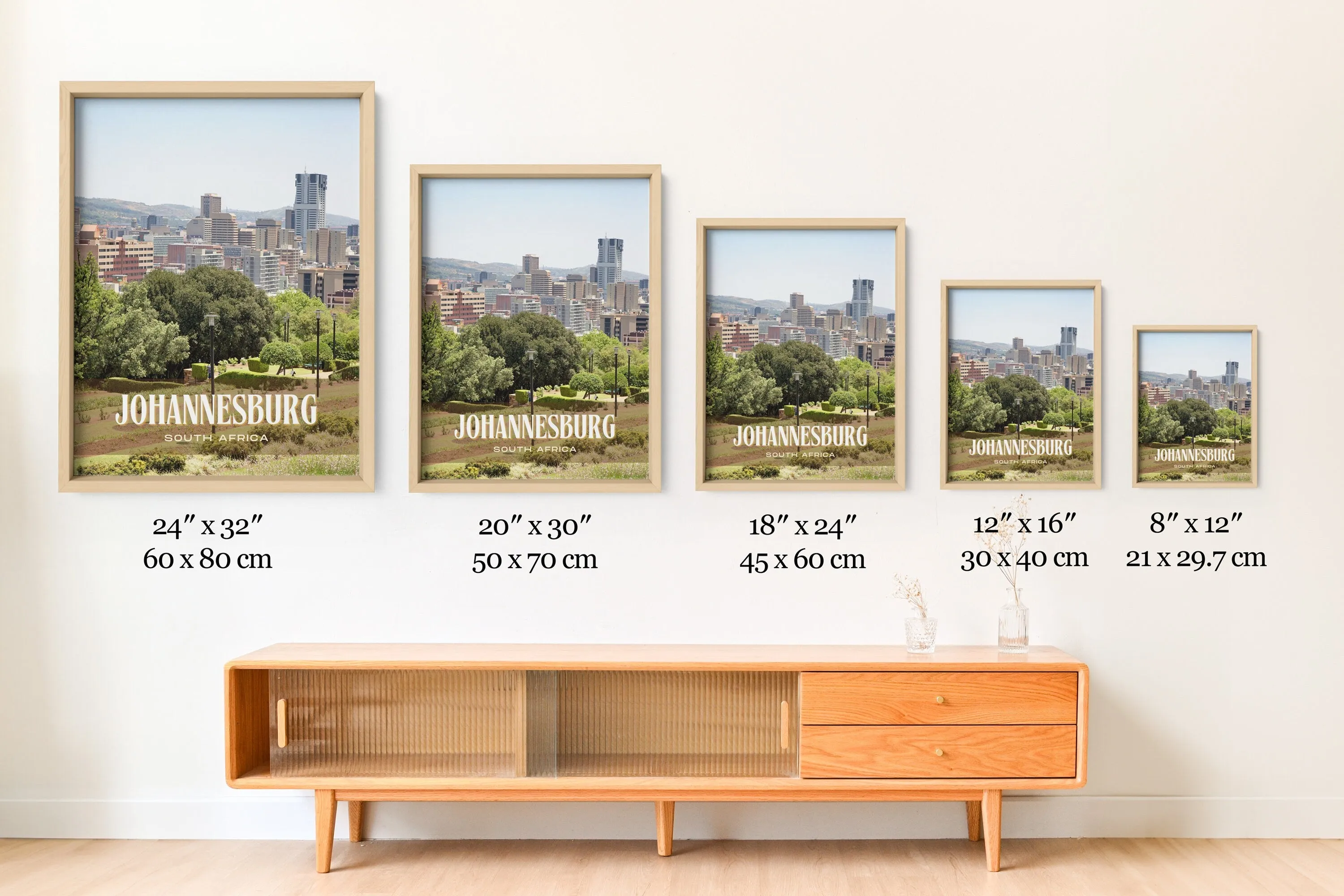 Johannesburg Retro Wall Art, South Africa