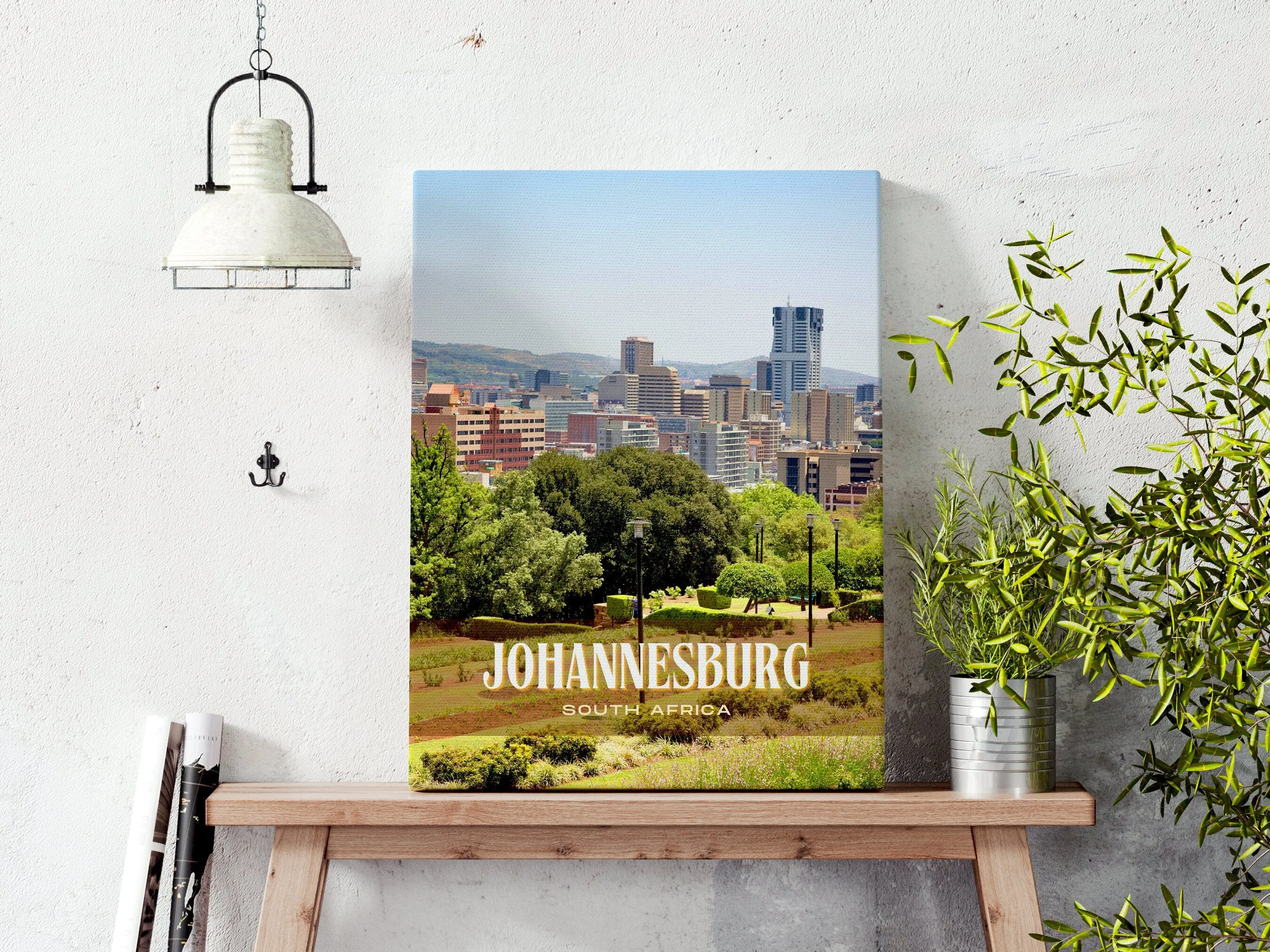 Johannesburg Retro Wall Art, South Africa