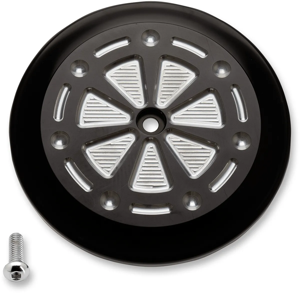 Joker Machine 02-223-2 VT Air Intake Cover - Techno - Black/Silver