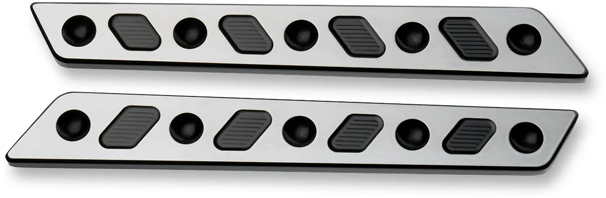 Joker Machine 04-502-3 Saddlebag Hinge Insert - Flames - Chrome