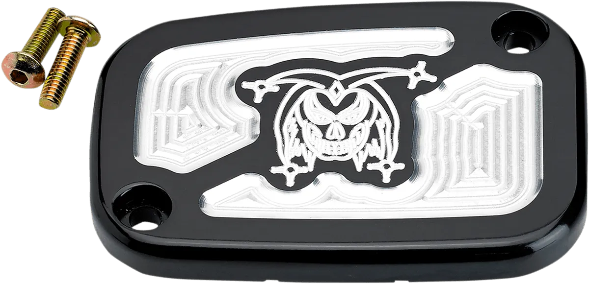 Joker Machine 08-002C Front Master Cylinder Cover - Finned Chrome