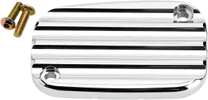 Joker Machine 08-002C Front Master Cylinder Cover - Finned Chrome