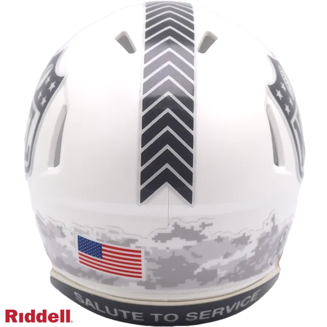 Kansas City Chiefs Helmet Riddell Replica Mini Speed Style Salute To Service 2024