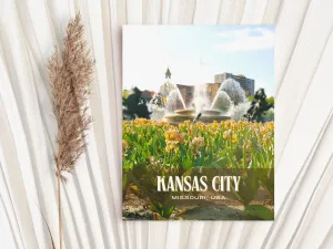 Kansas City Retro Wall Art, Missouri, USA
