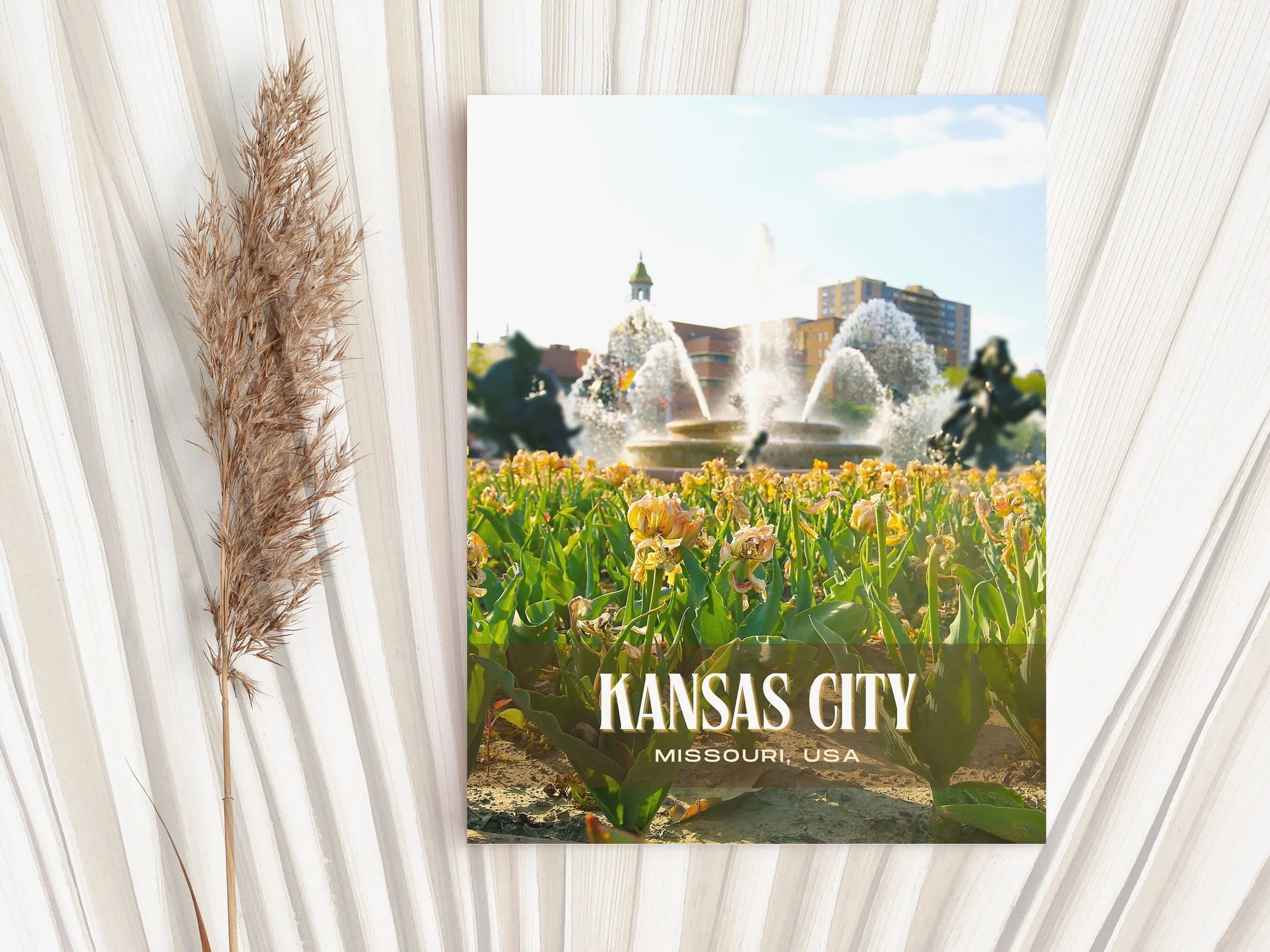 Kansas City Retro Wall Art, Missouri, USA