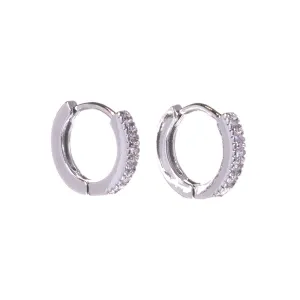 Kapeat zirkonia korvarenkaat 12mm