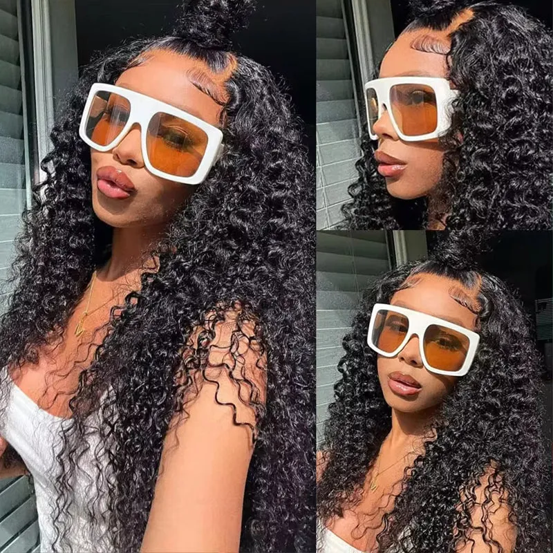 KARDI - Curly 5x5 6x6 Closure Wig 13x4 13x6 Frontal Wig 100% Virgin Hair Glueless Wig