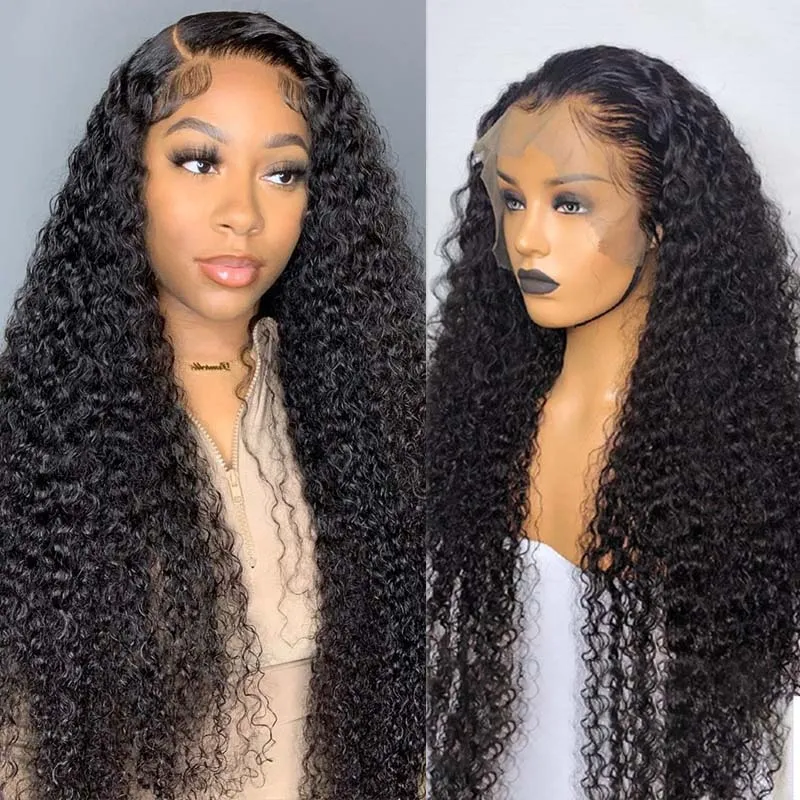 KARDI - Curly 5x5 6x6 Closure Wig 13x4 13x6 Frontal Wig 100% Virgin Hair Glueless Wig