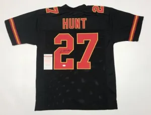 Kareem Hunt Signed Autographed Kansas City Chiefs Football Jersey (JSA COA)