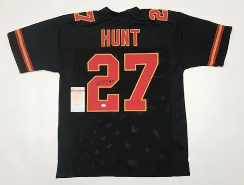 Kareem Hunt Signed Autographed Kansas City Chiefs Football Jersey (JSA COA)