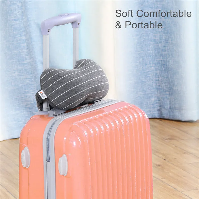 Kenwood Snug Business Travel Neck Pillow & Eye Mask With Storage Bag With Portable Handle 70 g Size 13*14*24 cm Comfortable