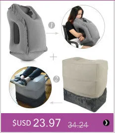 Kenwood Snug Business Travel Neck Pillow & Eye Mask With Storage Bag With Portable Handle 70 g Size 13*14*24 cm Comfortable