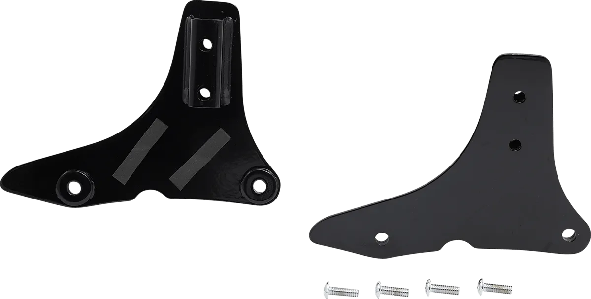 Khrome Werks 263855 Round Side Plates - Gloss Black