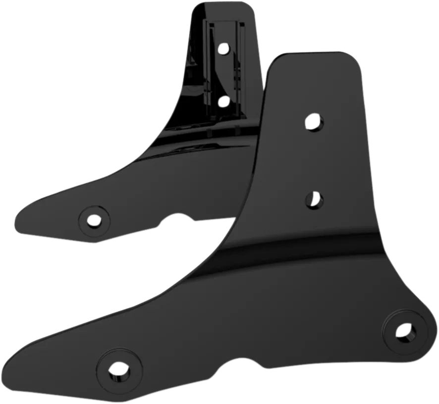 Khrome Werks 263855 Round Side Plates - Gloss Black
