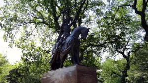 King Jagiello Statue in Central Park NYC