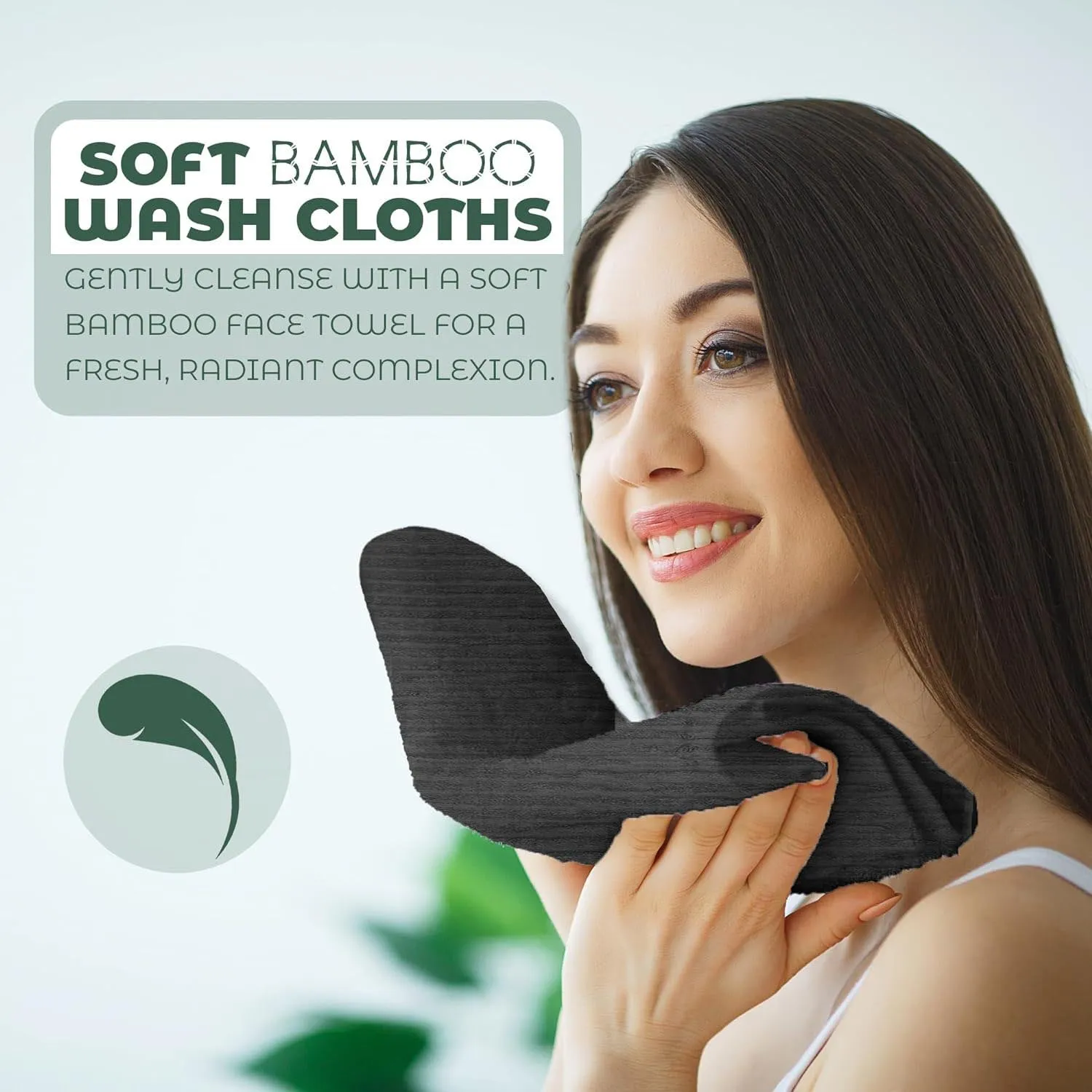 Kingston Bamboo Cotton Ribbed Bath Towels - Hotel Quality Towels