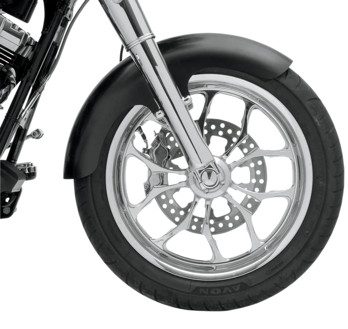 Klock Werks KW05-01-0110E Tire Hugger Series Thickster Front Fender for 16in./17in./18in./19in. Wheel