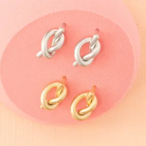 Knot Tiny Post Earring